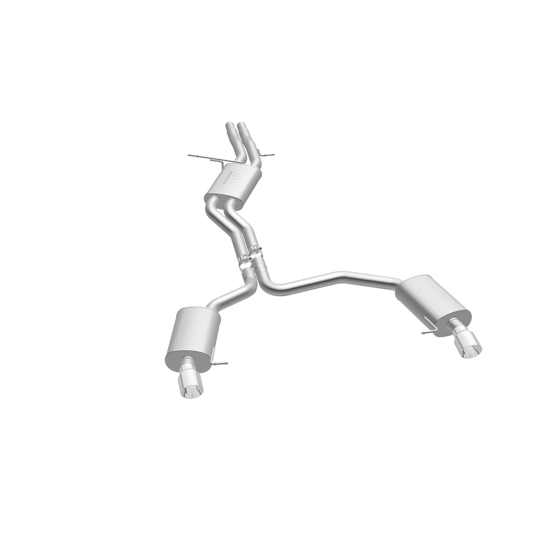 MagnaFlow Exhaust Products 19159 - Touring Series Polished Cat-Back System 1