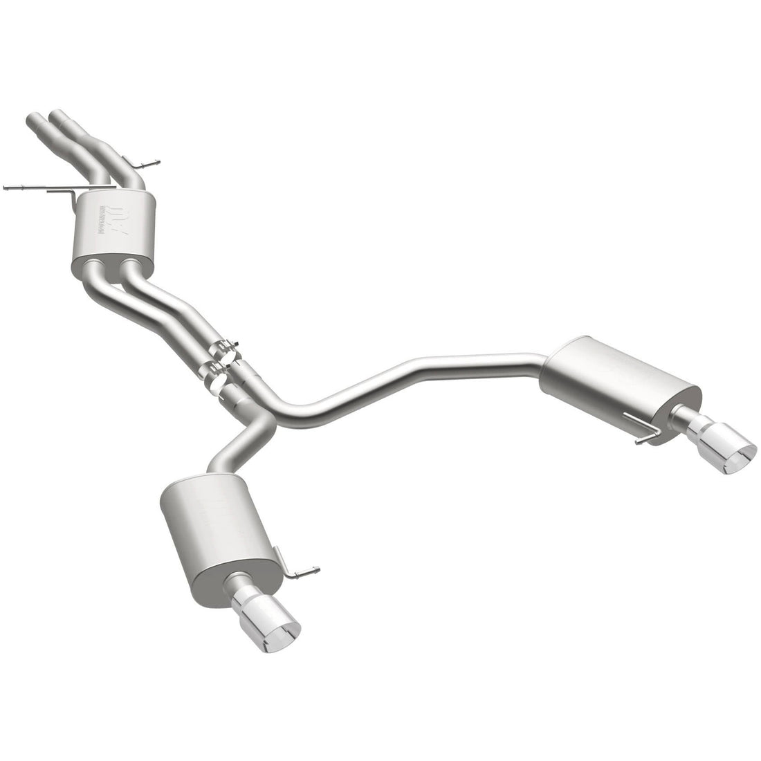 MagnaFlow Exhaust Products 19159 - Touring Series Polished Cat-Back System
