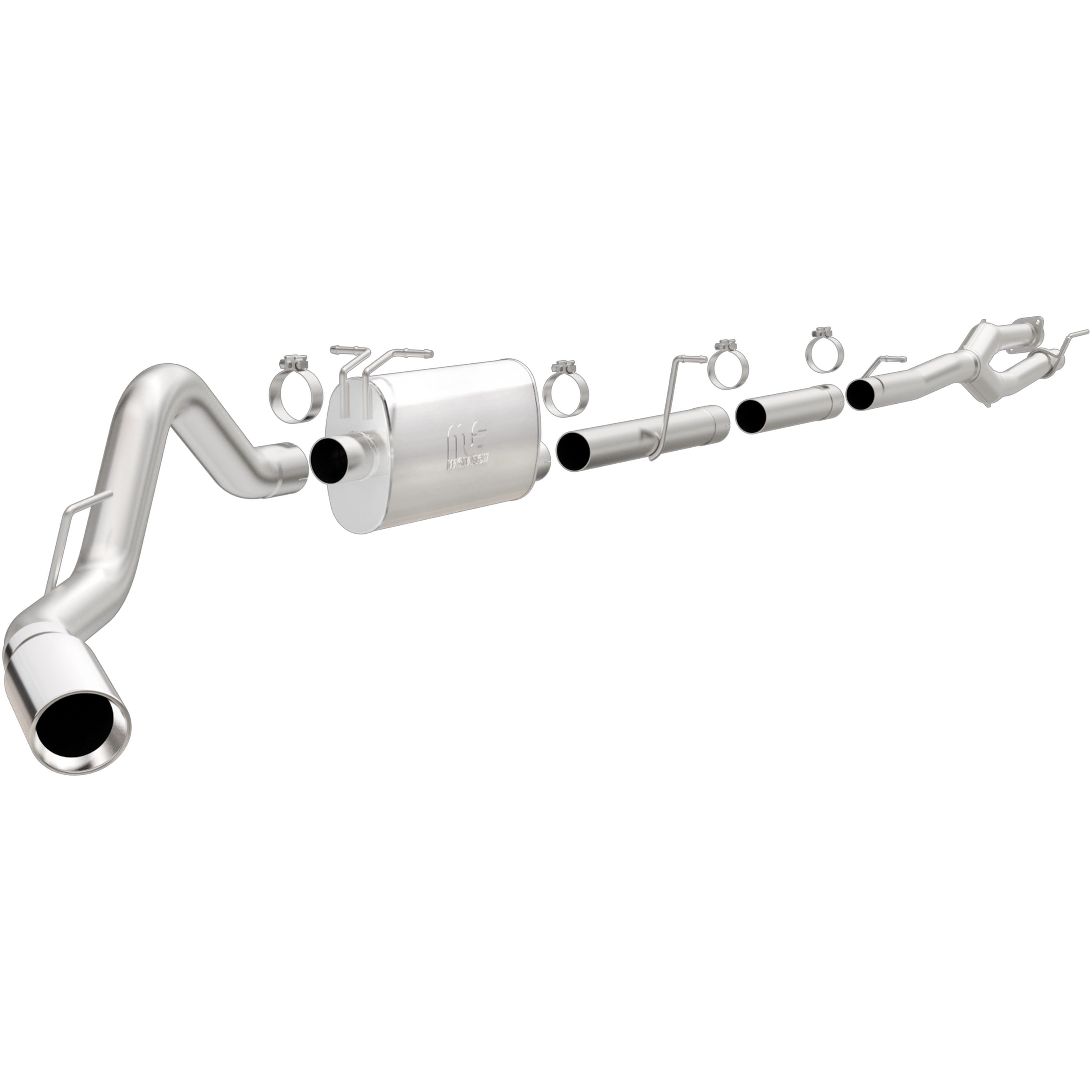 MagnaFlow Exhaust Products 19174 - Street Series Polished Cat-Back System 1