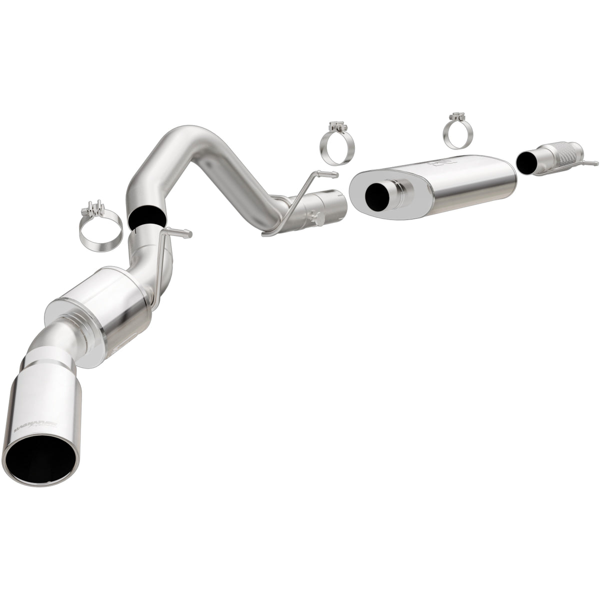 MagnaFlow Exhaust Products 19177 - Street Series Polished Cat-Back System 1