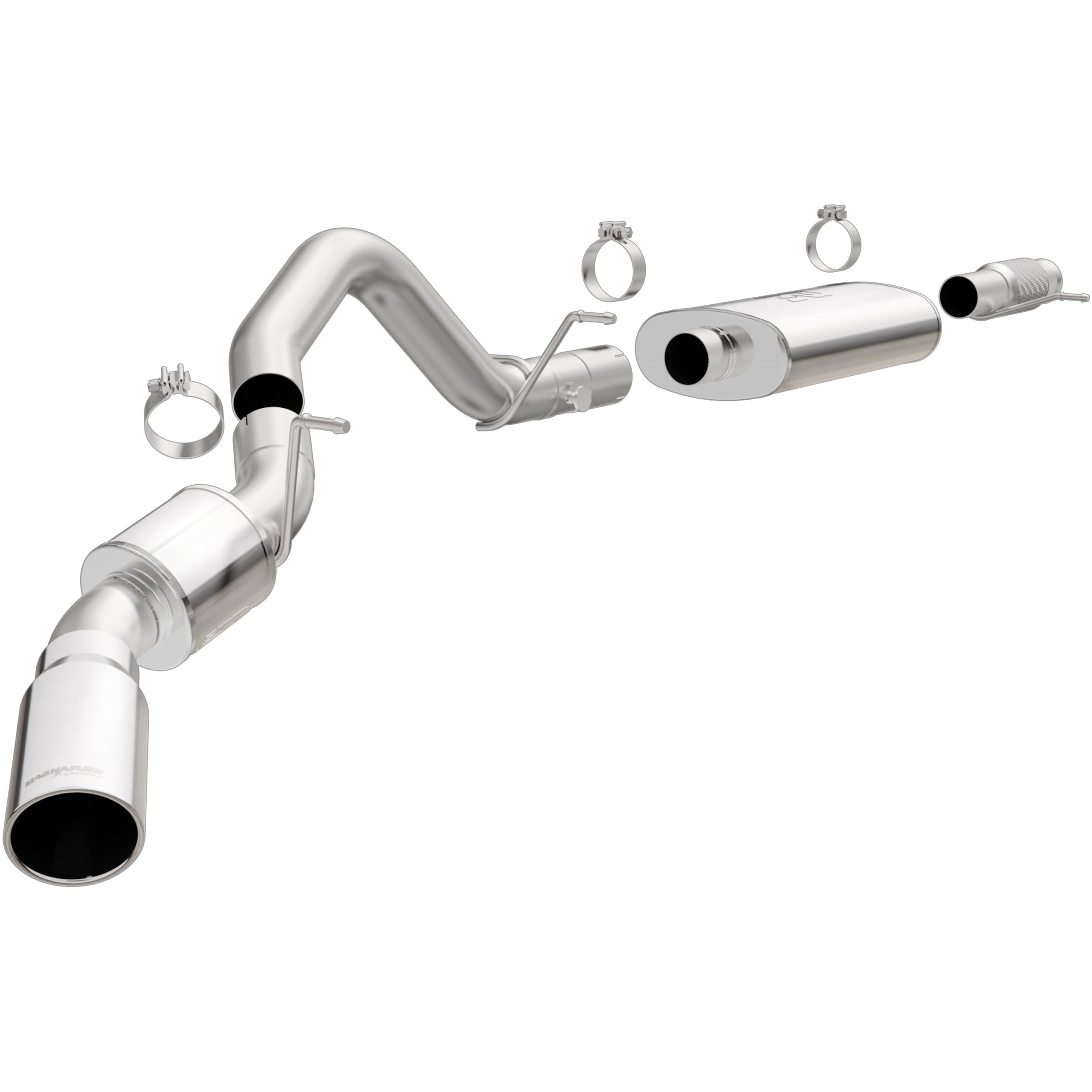 MagnaFlow Exhaust Products 19177 - Street Series Polished Cat-Back System 1