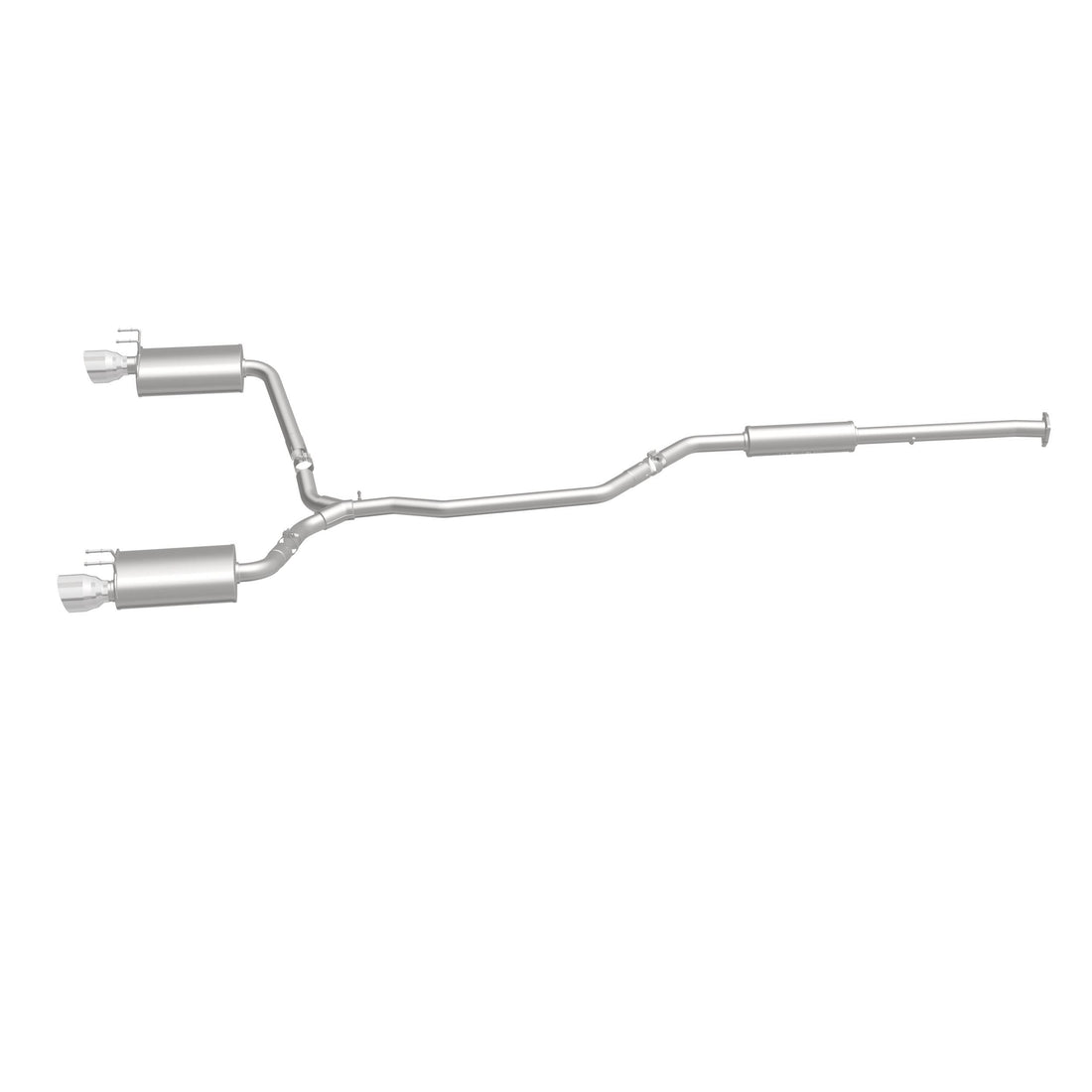 MagnaFlow Exhaust Products 19181 - Street Series Polished Cat-Back System