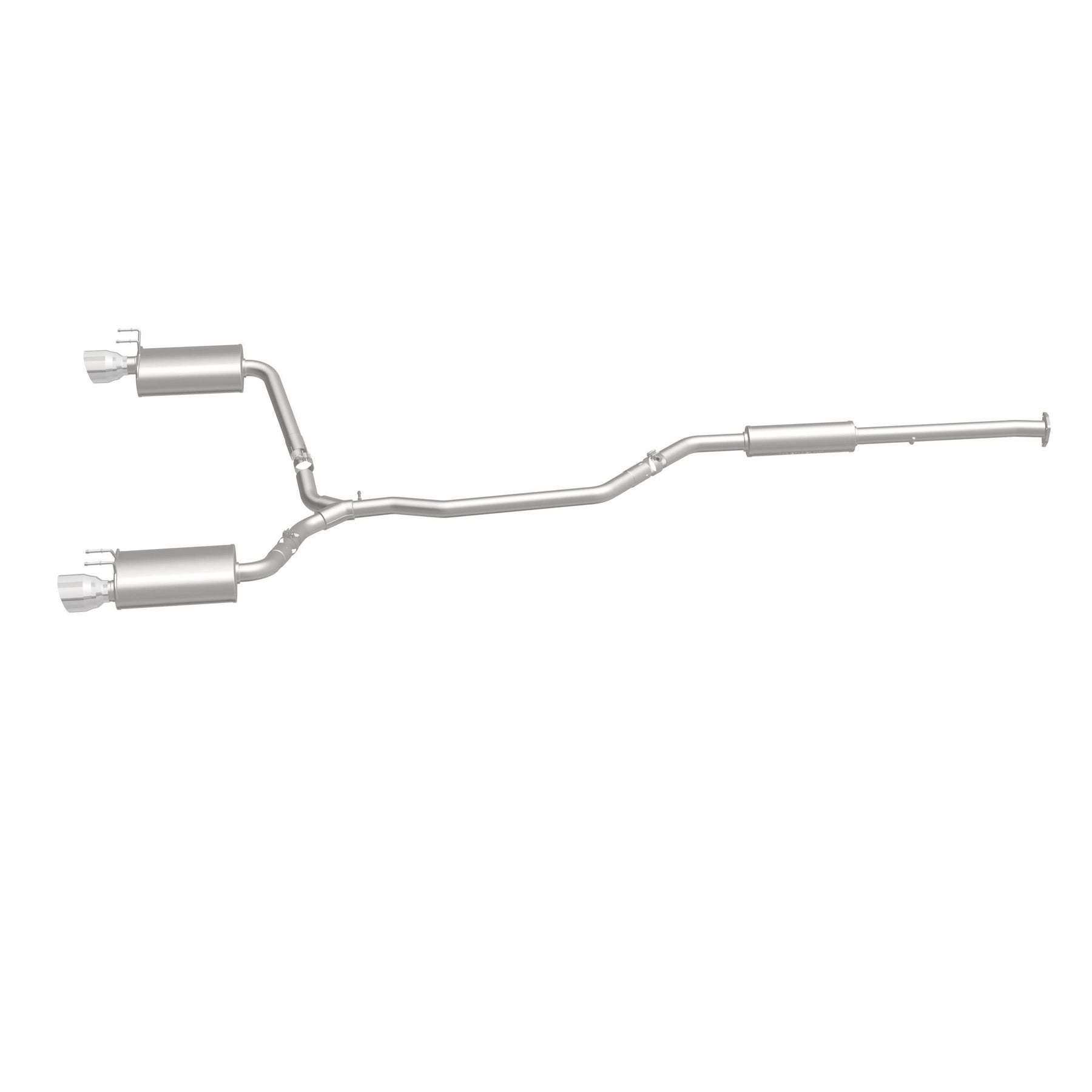 MagnaFlow Exhaust Products 19181 - Street Series Polished Cat-Back System