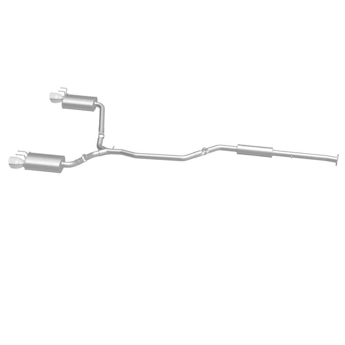 MagnaFlow Exhaust Products 19181 - Street Series Polished Cat-Back System