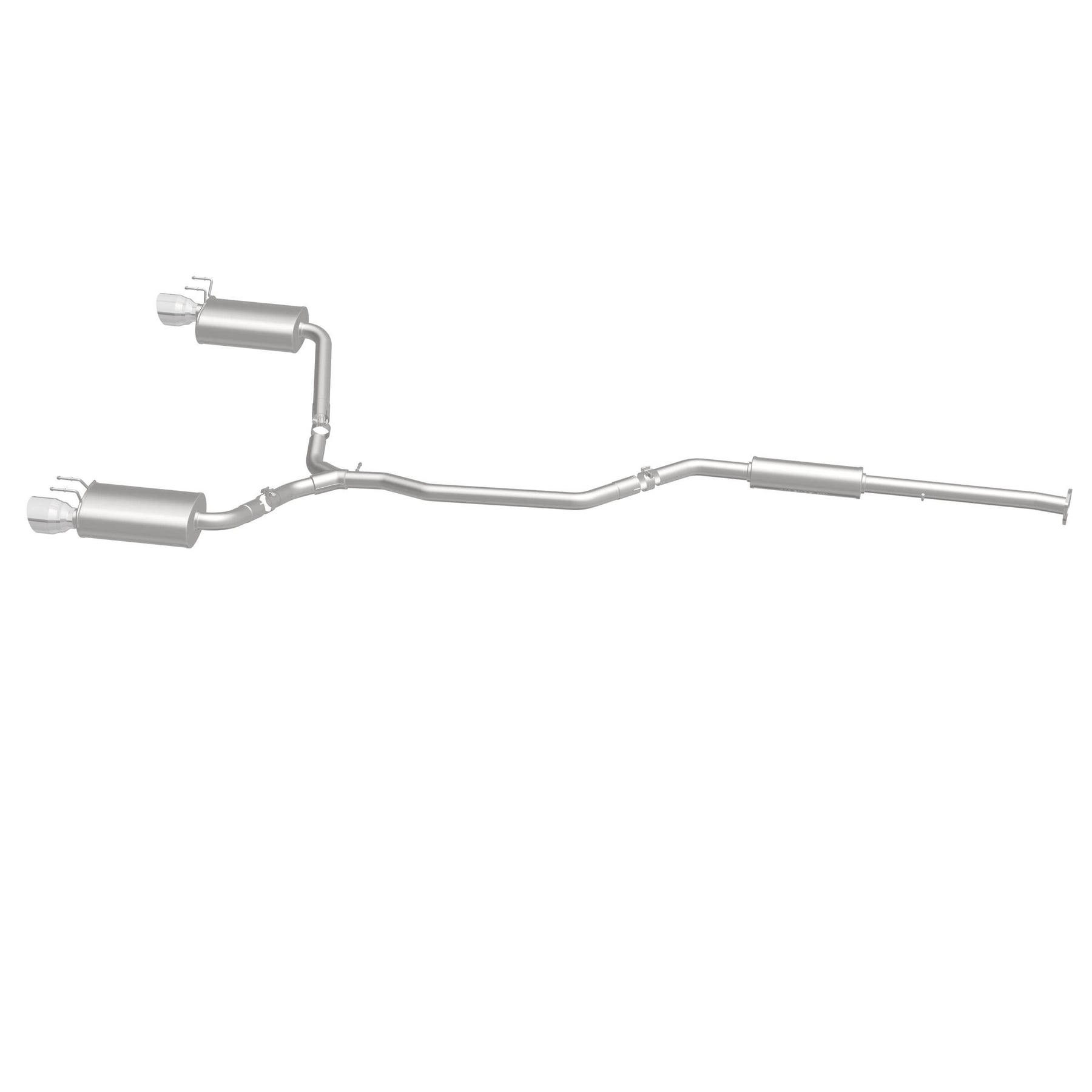 MagnaFlow Exhaust Products 19181 - Street Series Polished Cat-Back System