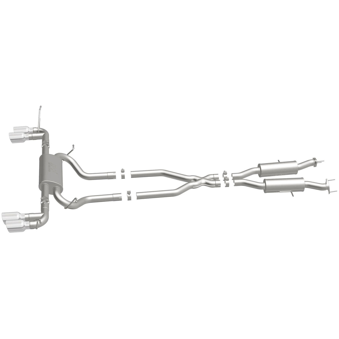 MagnaFlow Exhaust Products 19193 - Street Series Polished Cat-Back System 2