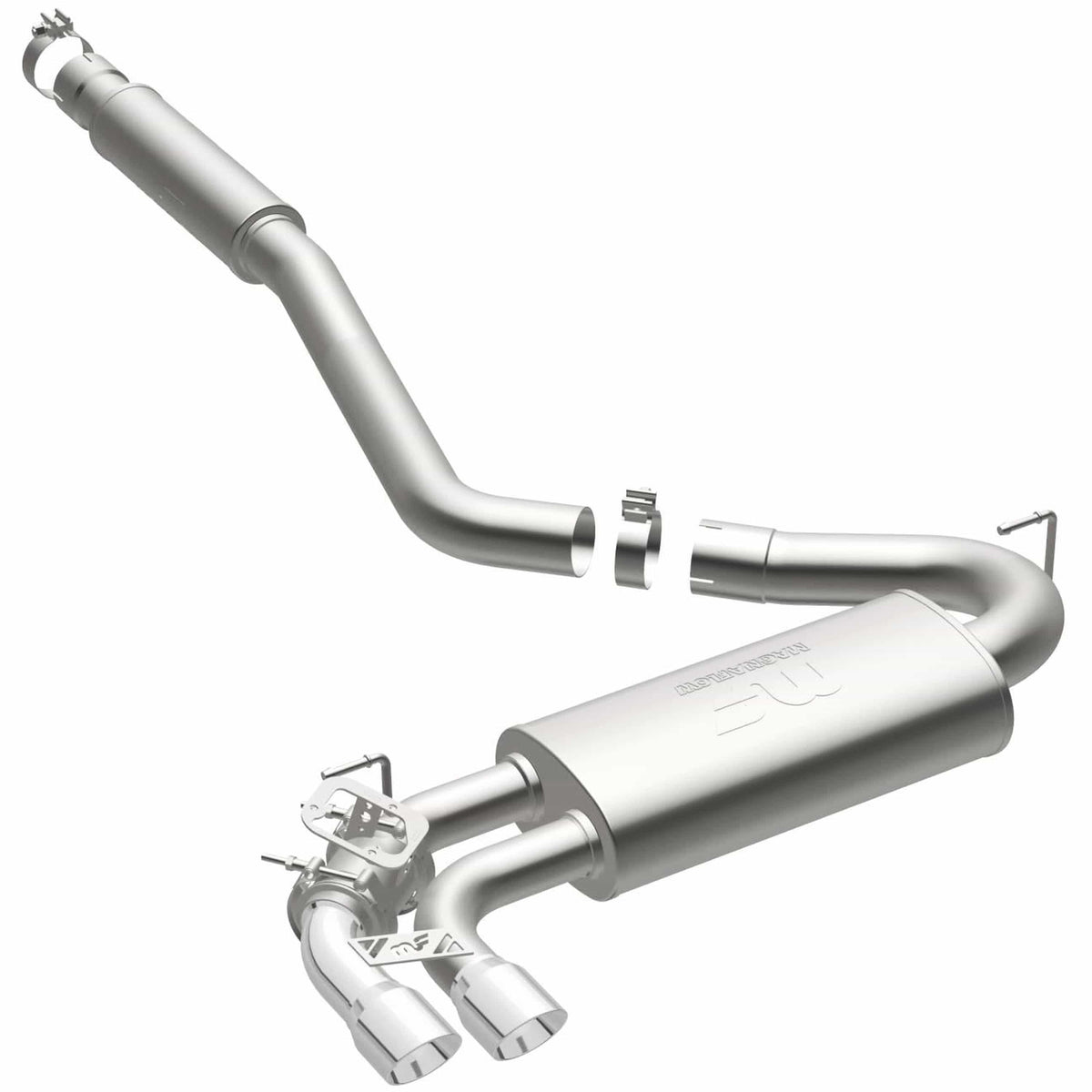 MagnaFlow Exhaust Products Exhaust MagnaFlow Exhaust Products 19195 - Touring Series Polished Cat-Back System