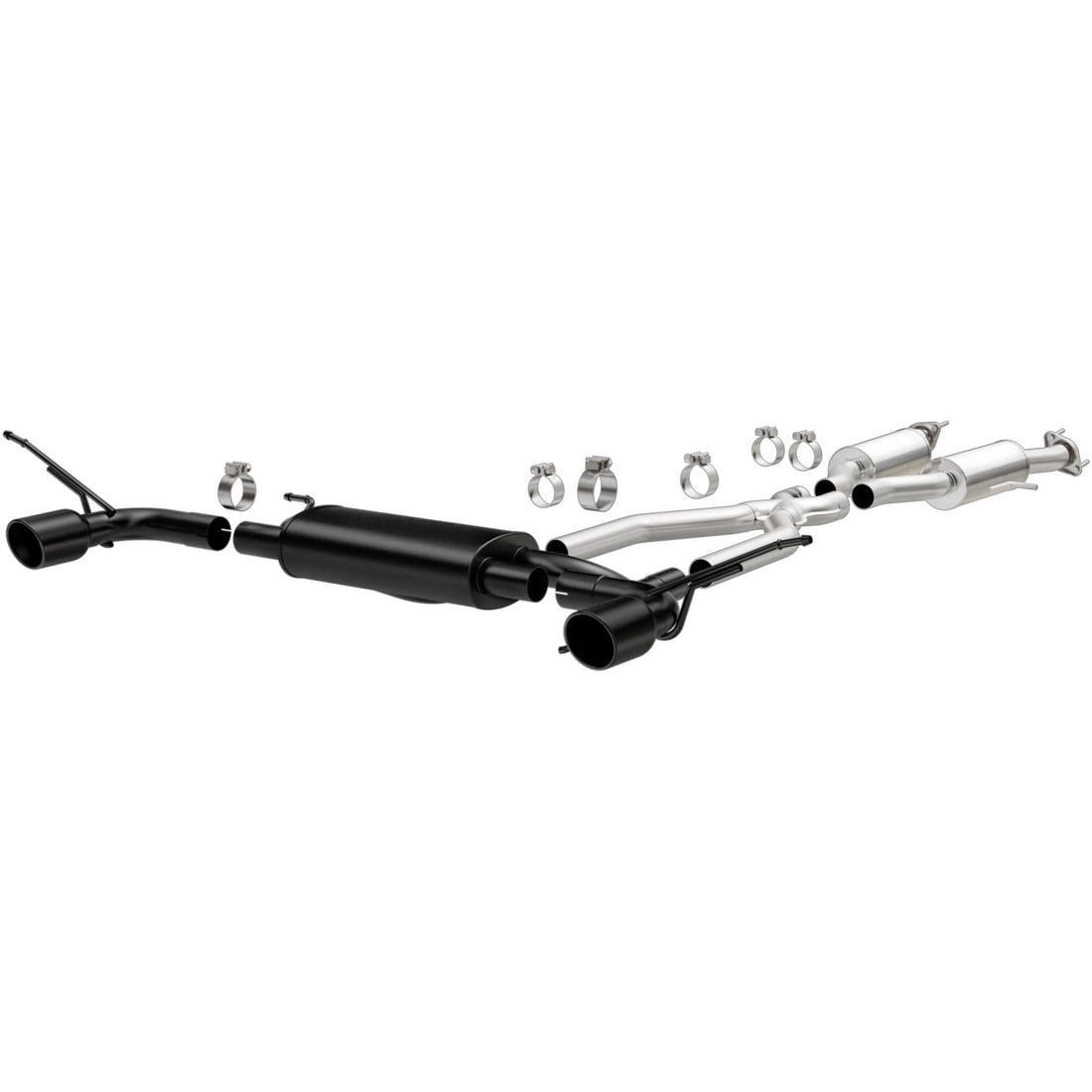 MagnaFlow Exhaust Products 19216 - Street Series Black Coated Cat-Back System 1