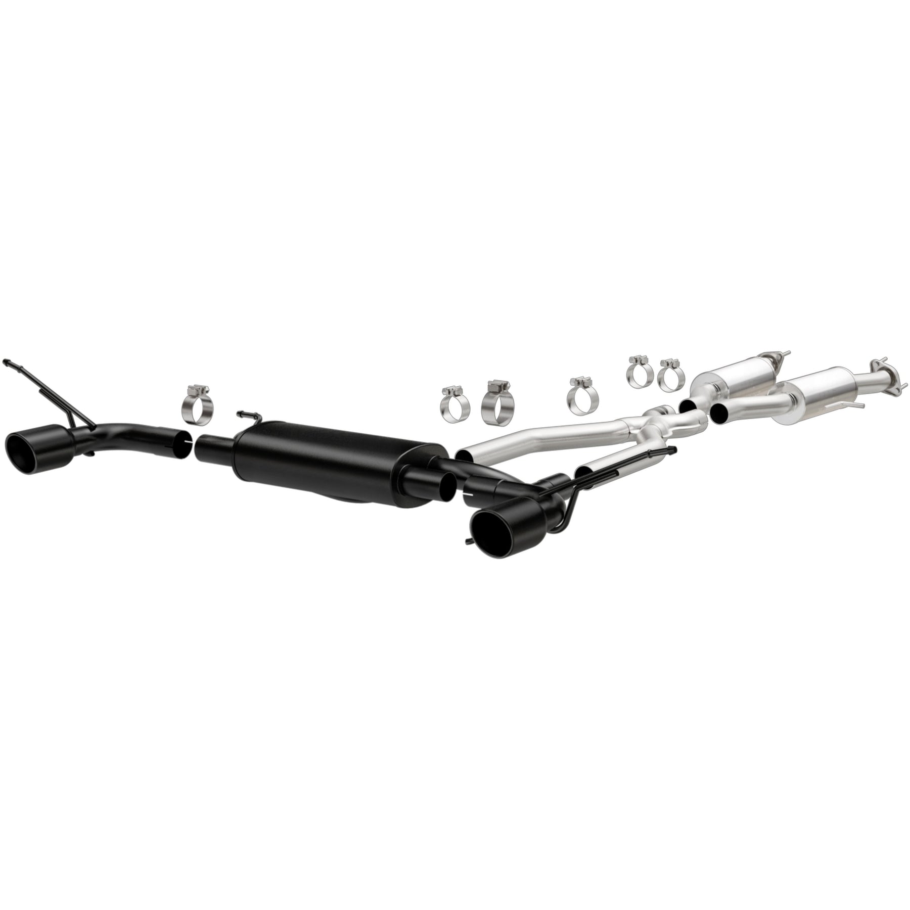 MagnaFlow Exhaust Products 19216 - Street Series Black Coated Cat-Back System 1