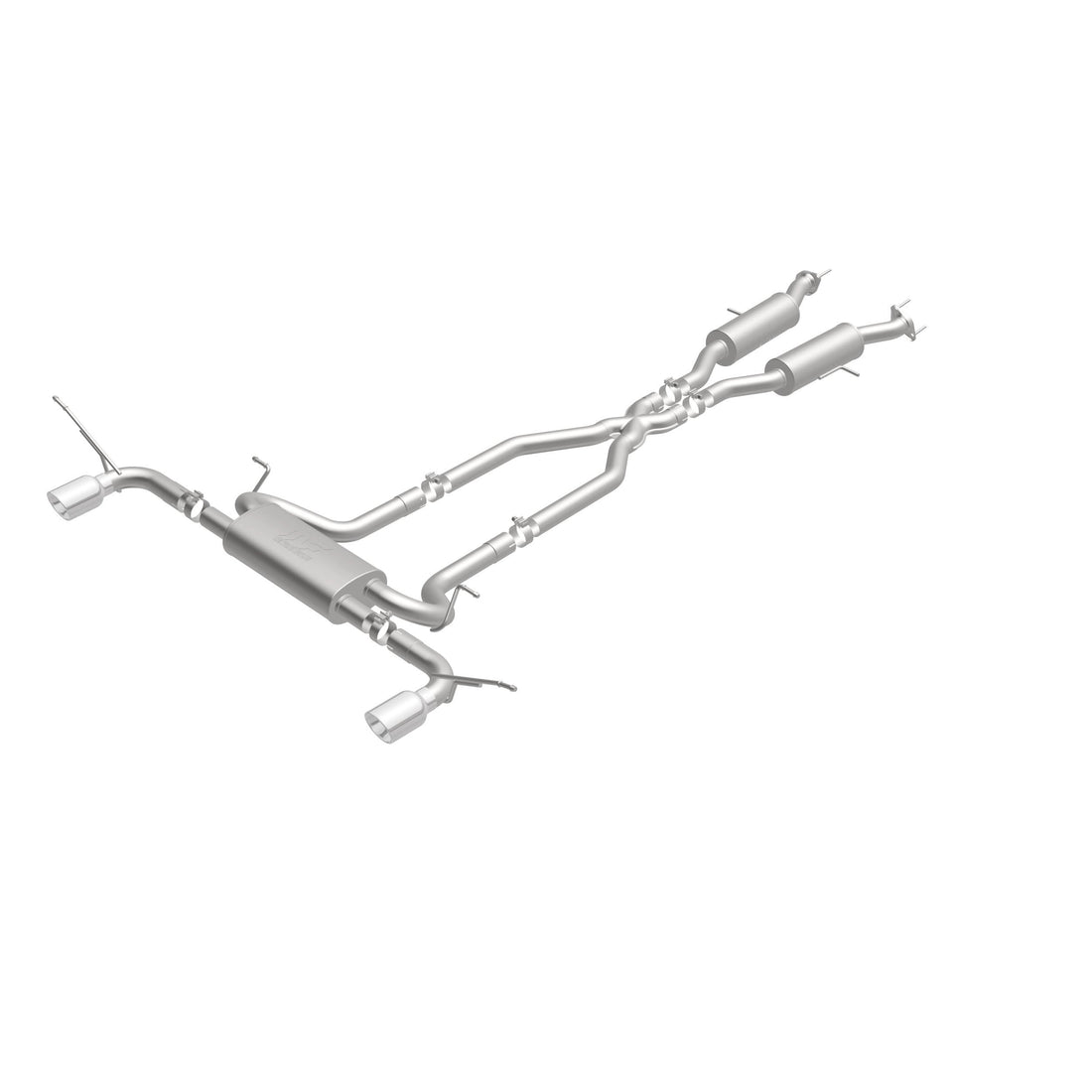 MagnaFlow Exhaust Products 19216 - Street Series Black Coated Cat-Back System 2