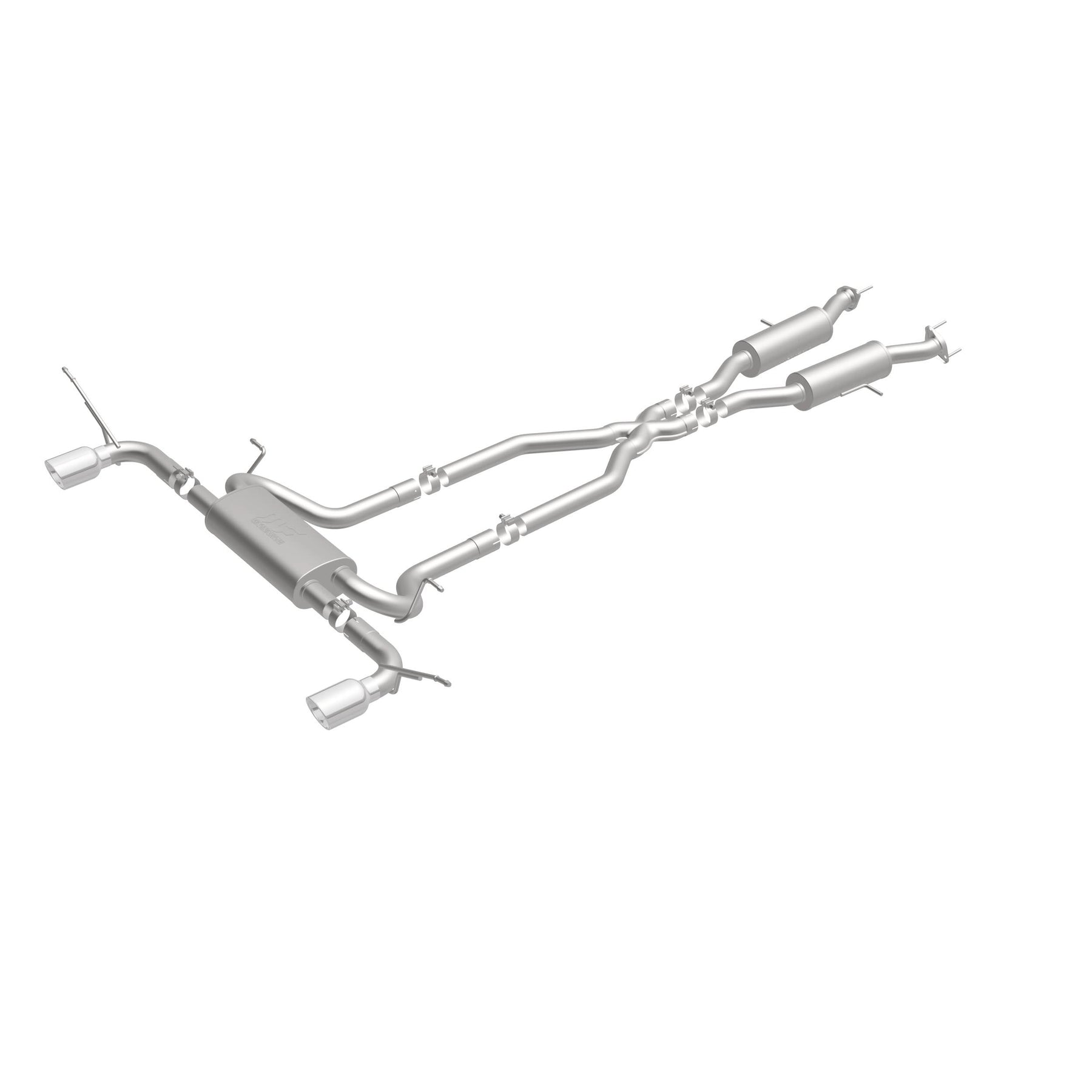 MagnaFlow Exhaust Products 19216 - Street Series Black Coated Cat-Back System 4
