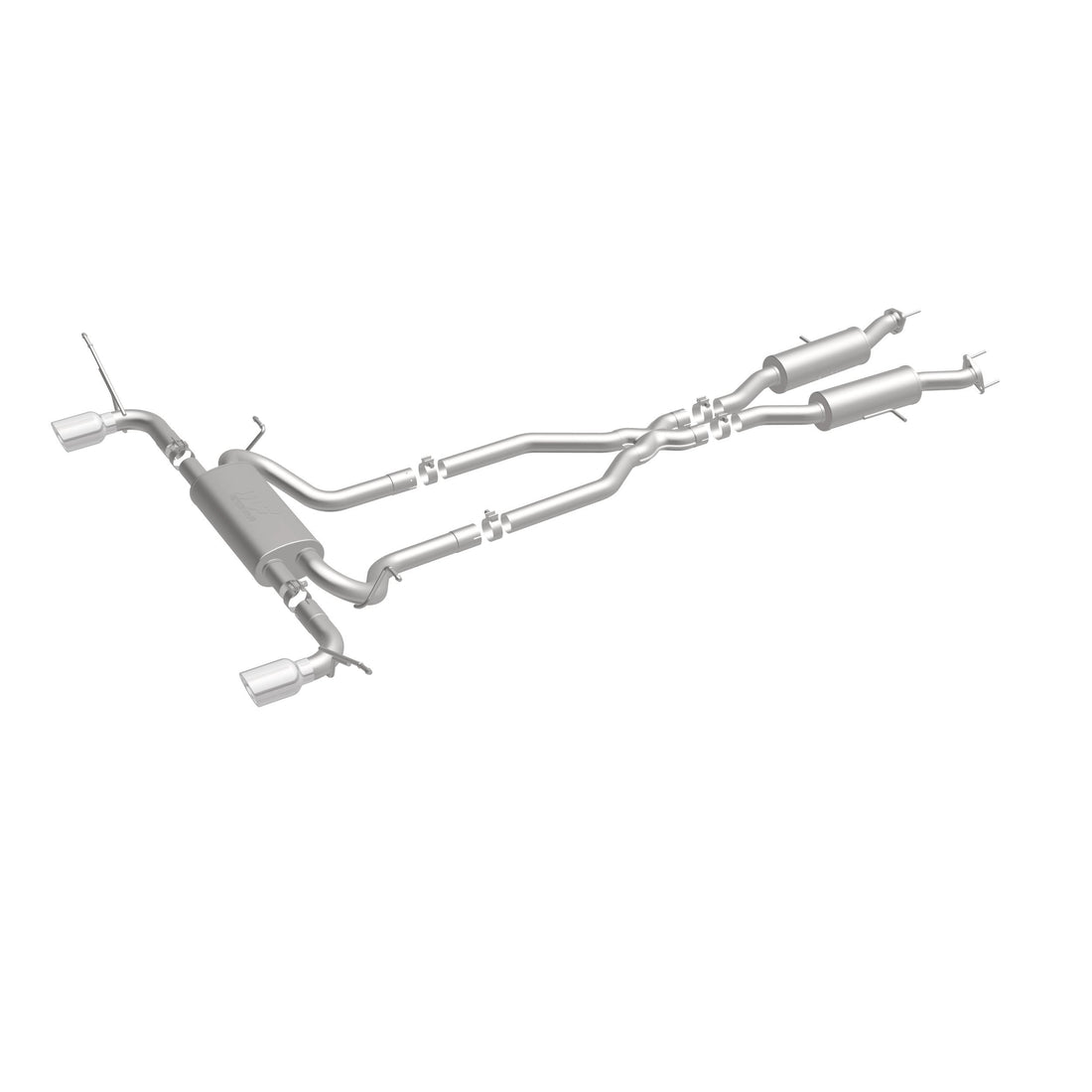 MagnaFlow Exhaust Products 19216 - Street Series Black Coated Cat-Back System 5