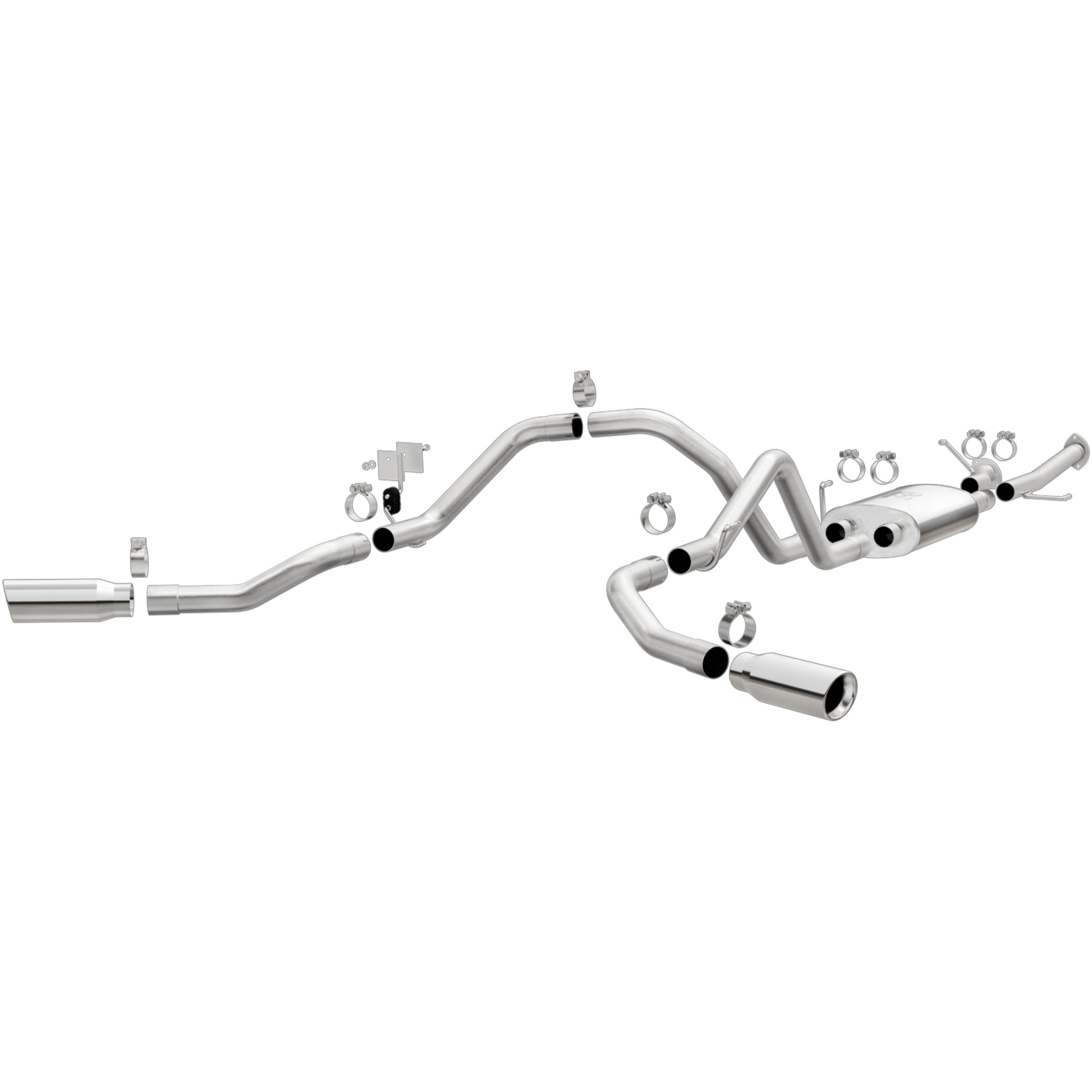 MagnaFlow Exhaust Products 19232 - Street Series Polished Cat-Back System 1