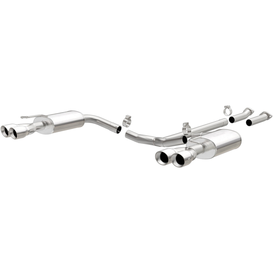 MagnaFlow Exhaust Products 19237 - Street Series Polished Cat-Back System 2