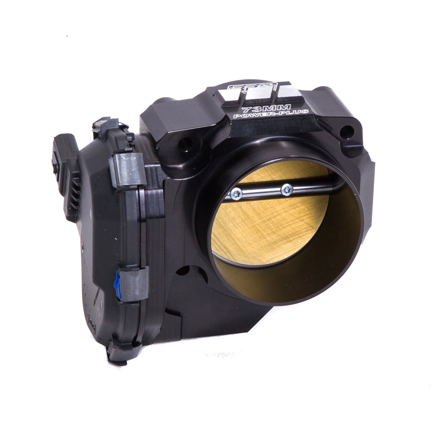 BBK Performance Parts 1924 - 2017-2024 FORD F150 RAPTOR 3.5L ECOBOOST 73MM BLACK BILLET SERIES THROTTLE BODY 1