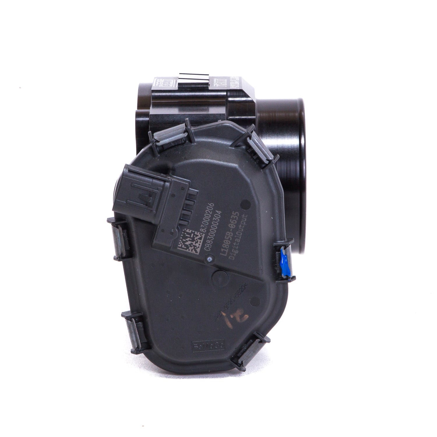 BBK Performance Parts 1924 - 2017-2024 FORD F150 RAPTOR 3.5L ECOBOOST 73MM BLACK BILLET SERIES THROTTLE BODY 2