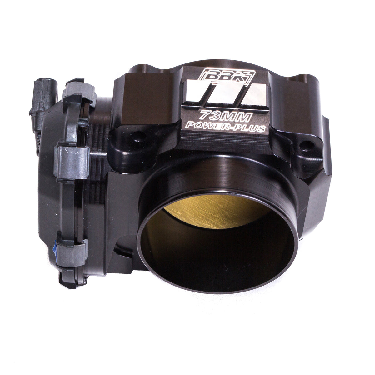 BBK Performance Parts 1924 - 2017-2024 FORD F150 RAPTOR 3.5L ECOBOOST 73MM BLACK BILLET SERIES THROTTLE BODY 5