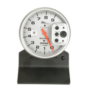 AutoMeter 19264 - GAUGE, TACH, 5", 9K RPM, PEDESTAL W/ RPM PLAYBACK, SILVER, PRO-CYCLE 2