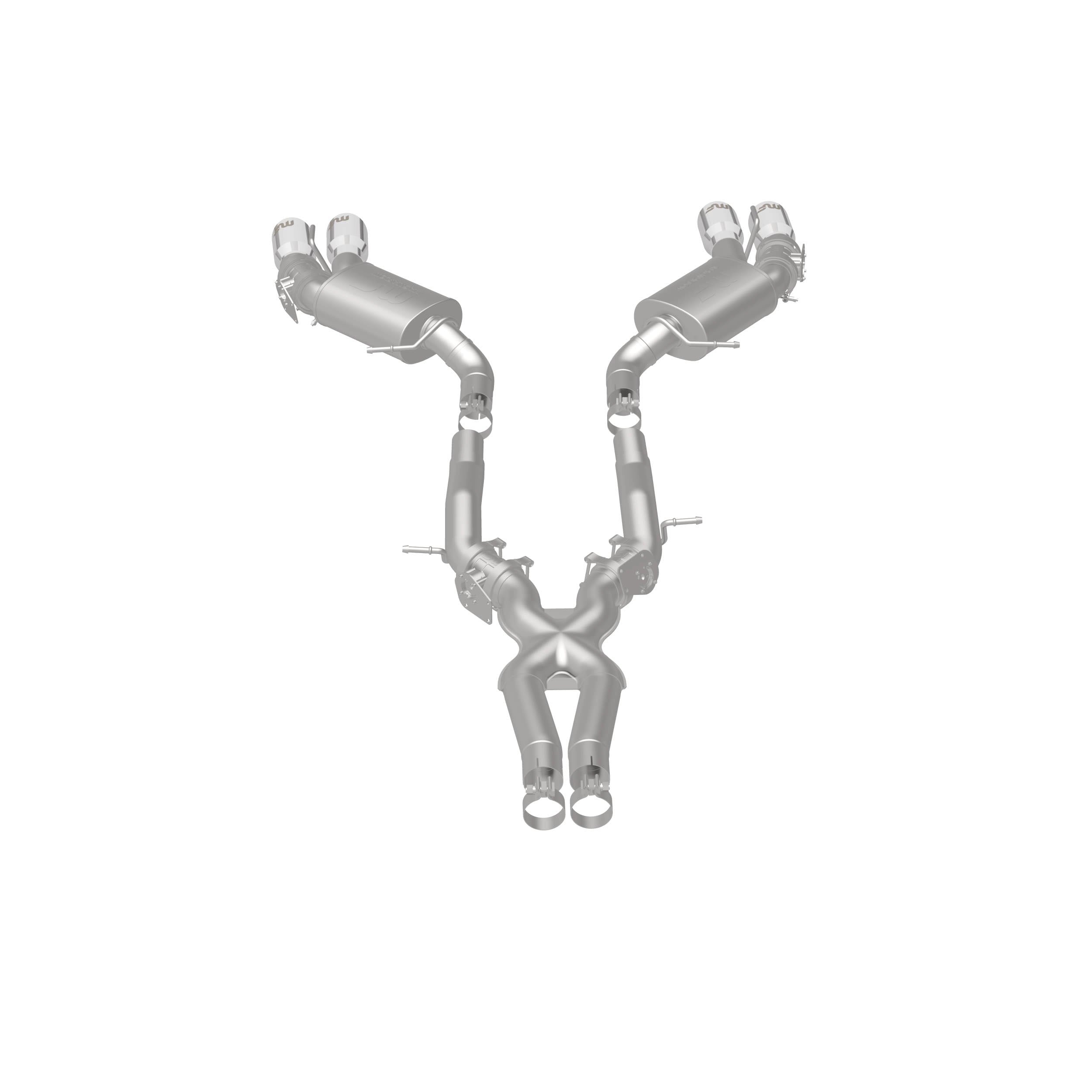 MagnaFlow Exhaust Products 19265 - Competition Series Stainless 3 in Cat-Back 4