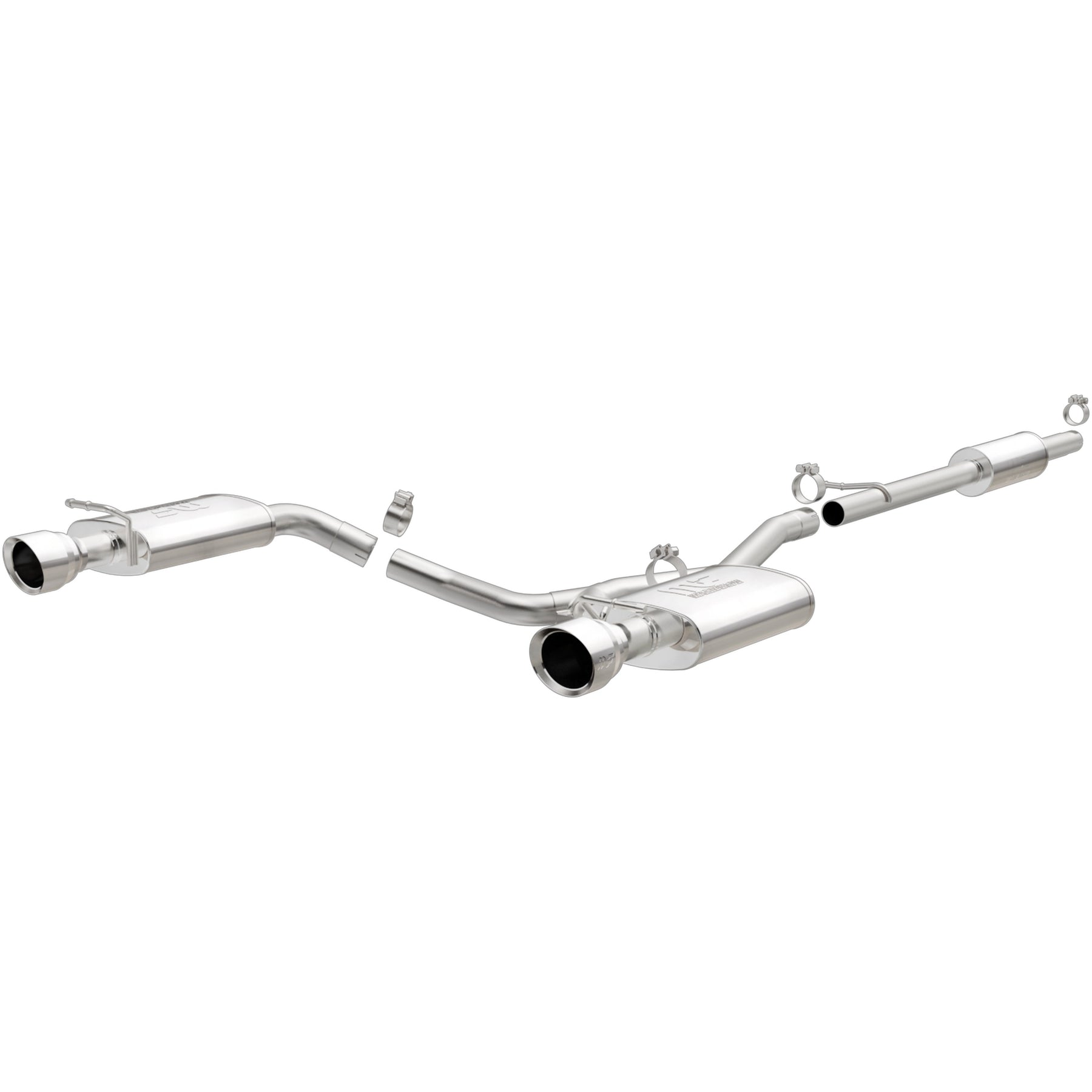 MagnaFlow Exhaust Products 19274 - Street Series Polished Cat-Back System 1