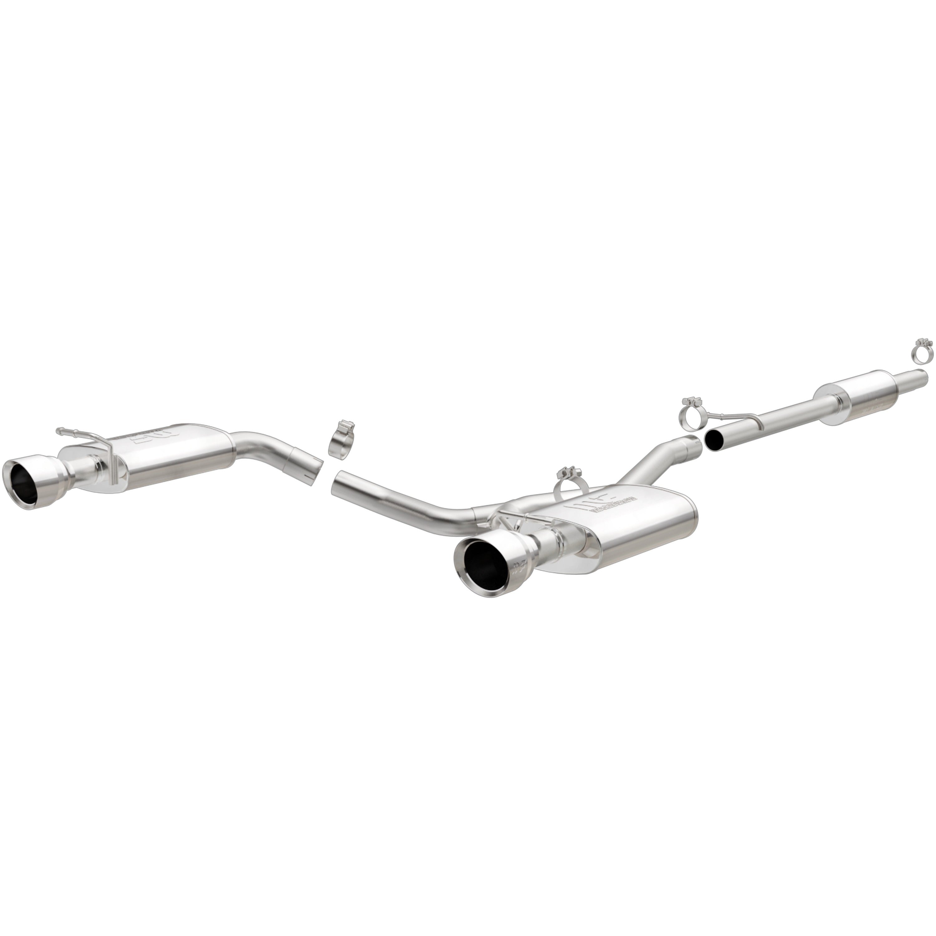 MagnaFlow Exhaust Products 19274 - Street Series Polished Cat-Back System 1