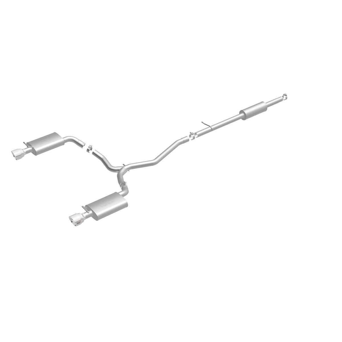 MagnaFlow Exhaust Products 19274 - Street Series Polished Cat-Back System 4