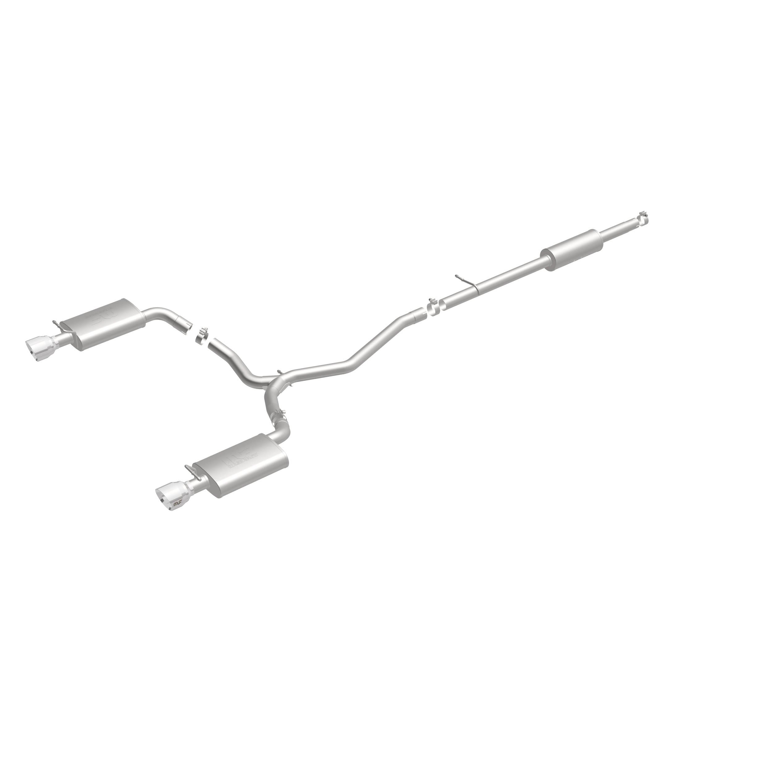 MagnaFlow Exhaust Products 19274 - Street Series Polished Cat-Back System 4