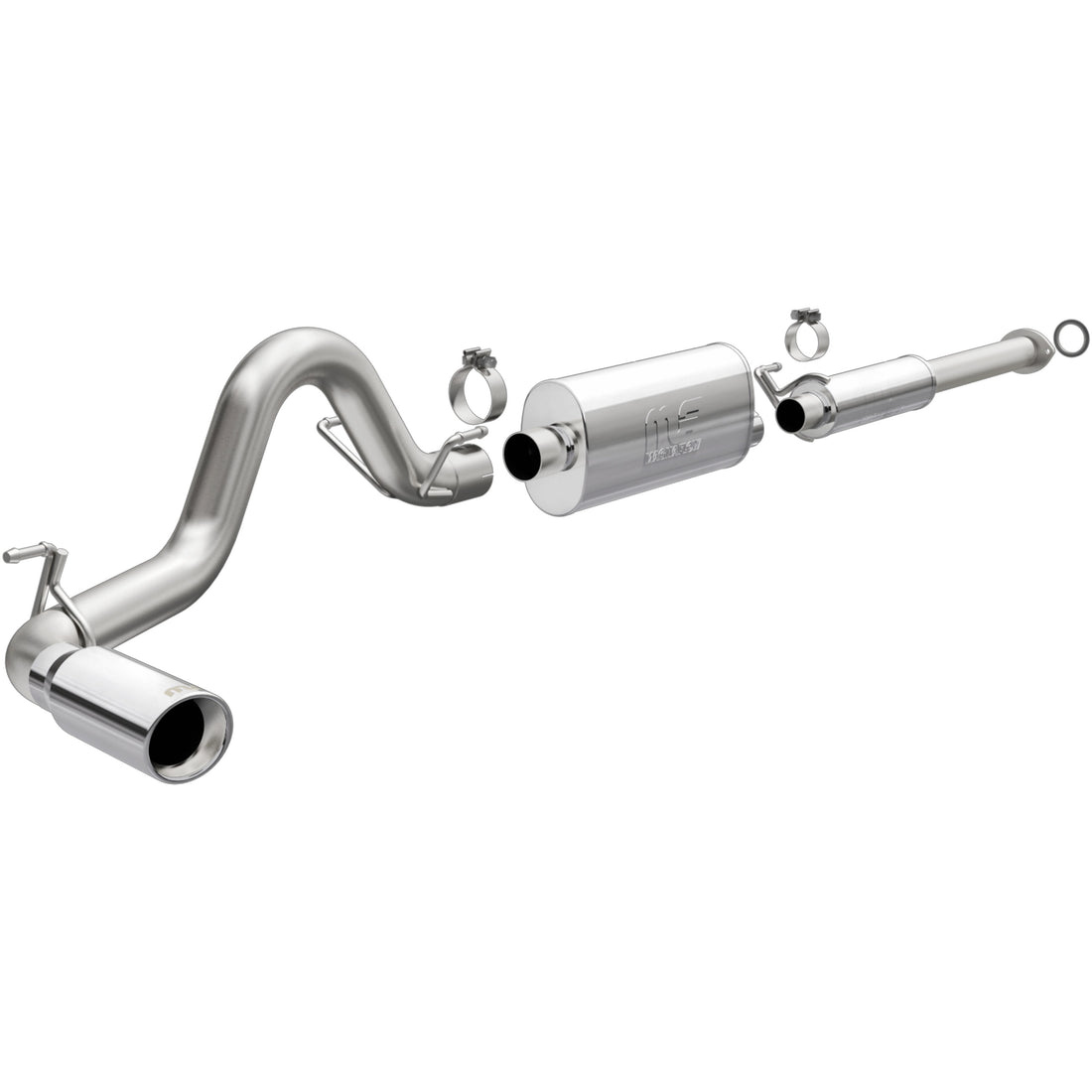 MagnaFlow Exhaust Products 19275 - Street Series Polished Cat-Back System
