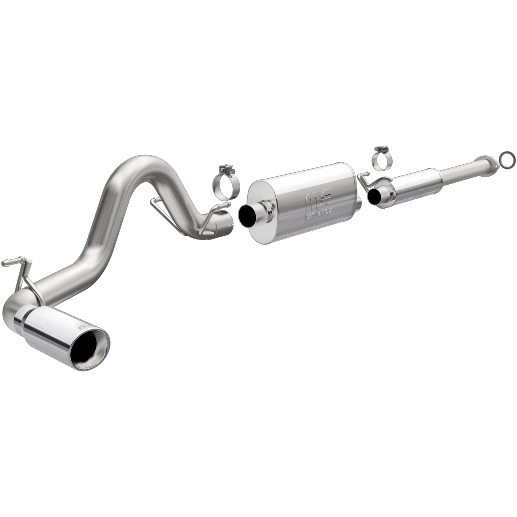 MagnaFlow Exhaust Products 19275 - Street Series Polished Cat-Back System