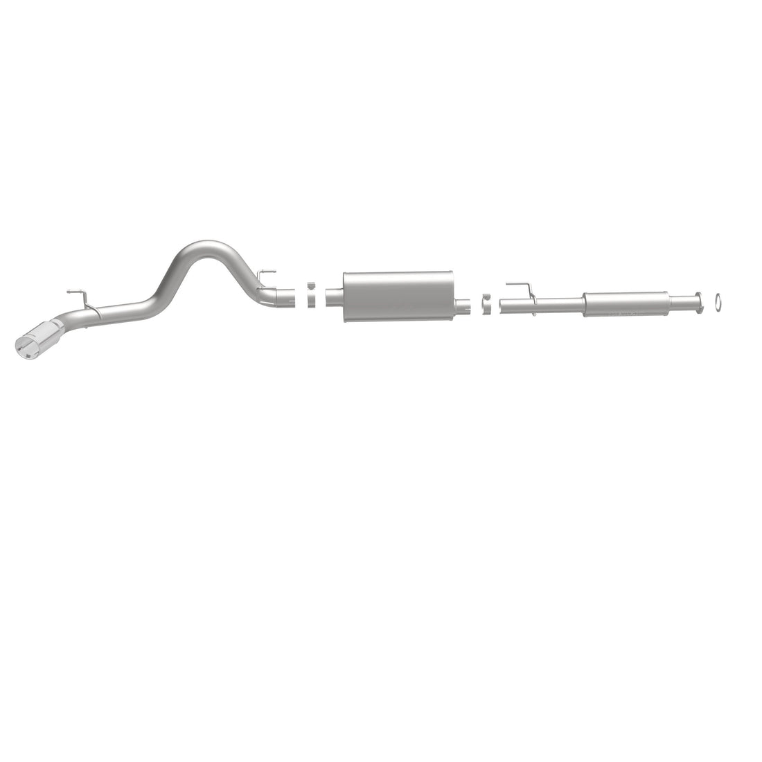 MagnaFlow Exhaust Products 19293 - Street Series Polished Cat-Back System