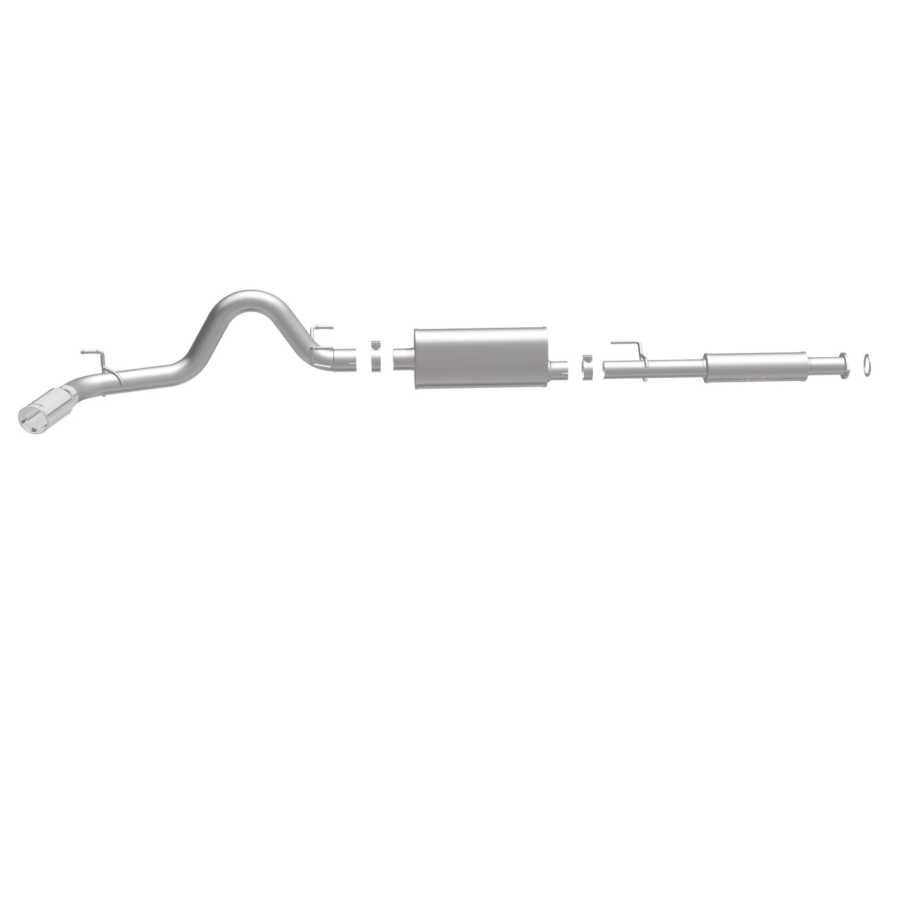 MagnaFlow Exhaust Products 19293 - Street Series Polished Cat-Back System