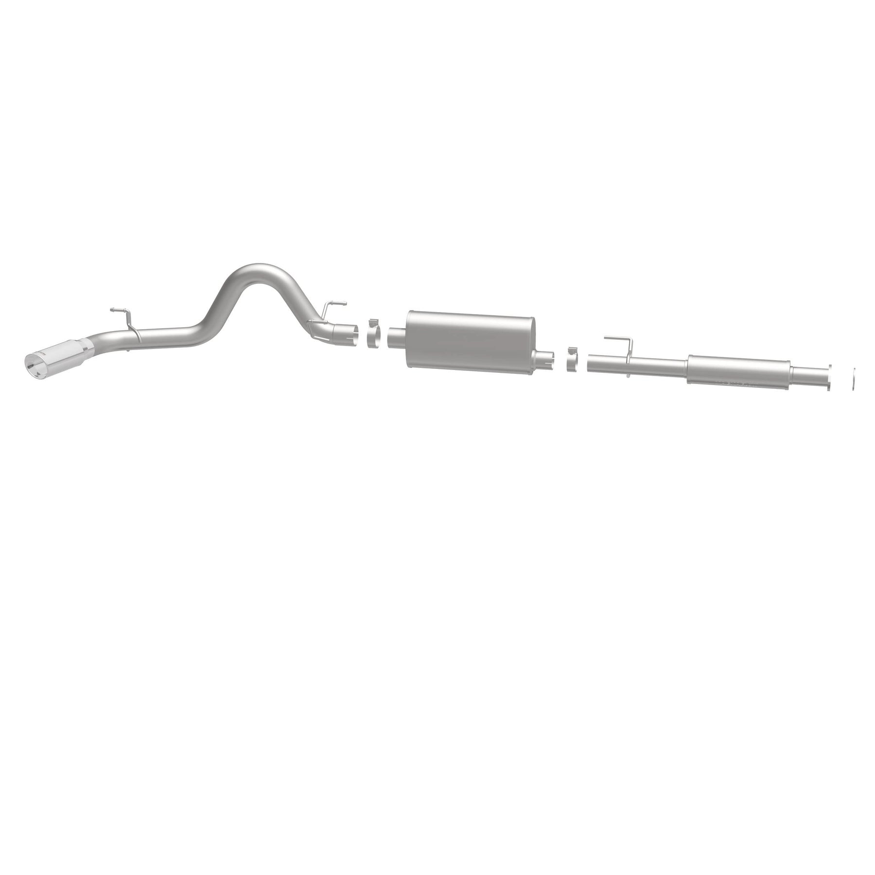 MagnaFlow Exhaust Products 19293 - Street Series Polished Cat-Back System