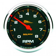 AutoMeter 19300 - GAUGE, TACH, 3 3/4", 8K RPM, 2&4 CYLINDER, BLACK, PRO-CYCLE 4