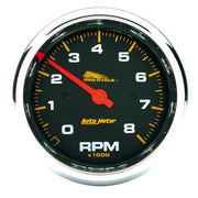 AutoMeter 19300 - GAUGE, TACH, 3 3/4", 8K RPM, 2&4 CYLINDER, BLACK, PRO-CYCLE 3
