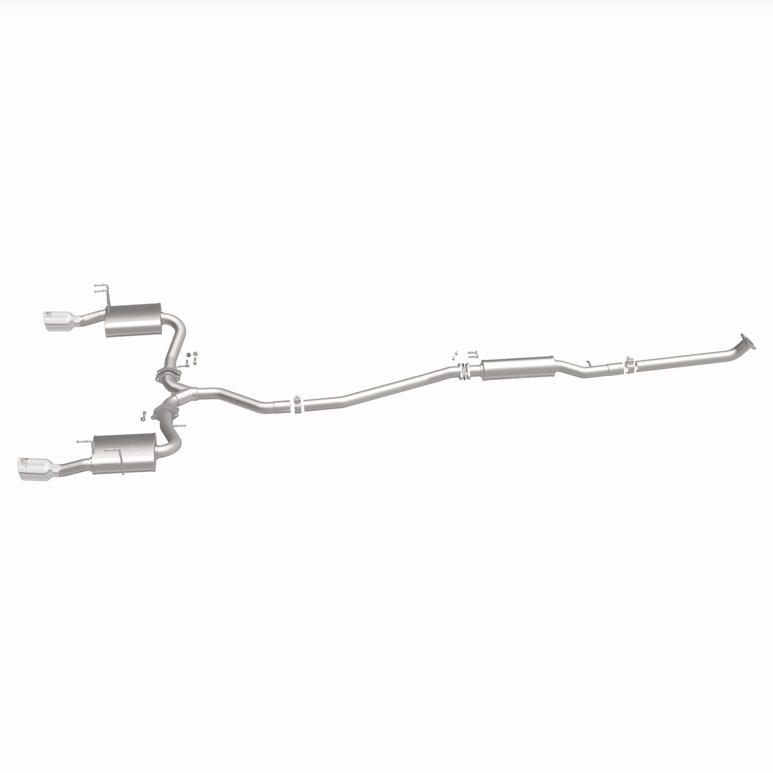 MagnaFlow Exhaust Products Exhaust MagnaFlow Exhaust Products 19312 - Street Series Polished Cat-Back System
