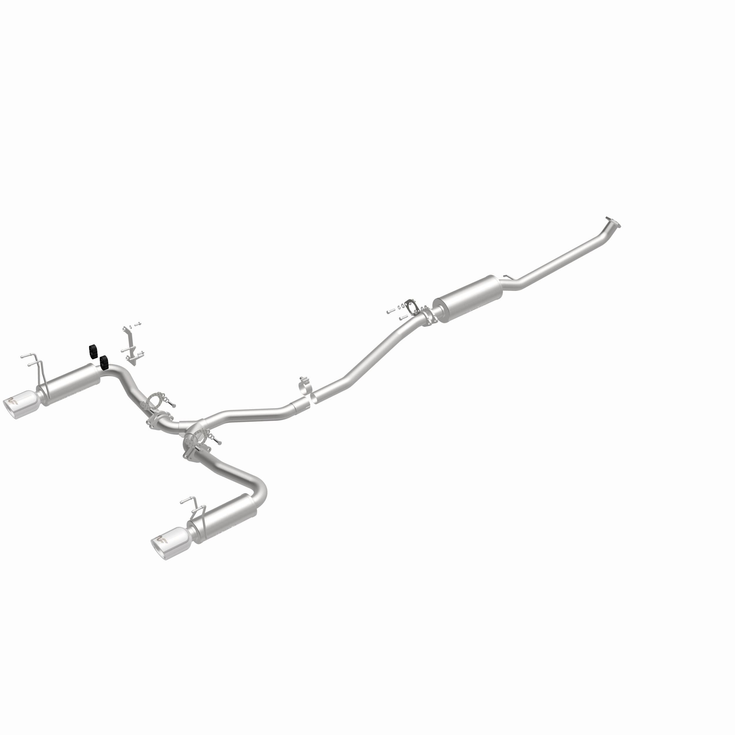 MagnaFlow Exhaust Products 19313 - Street Series Polished Cat-Back System 3