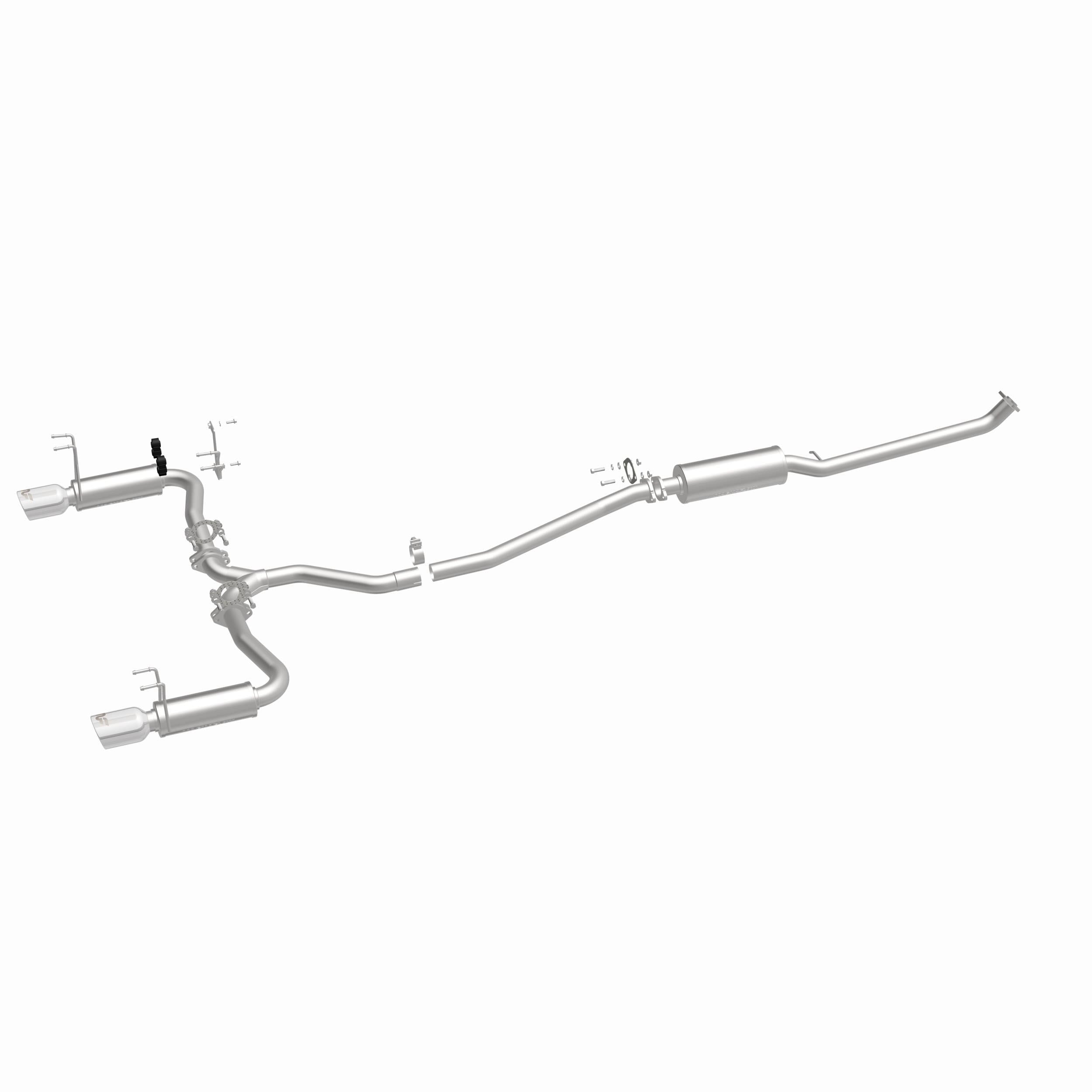 MagnaFlow Exhaust Products 19313 - Street Series Polished Cat-Back System 5