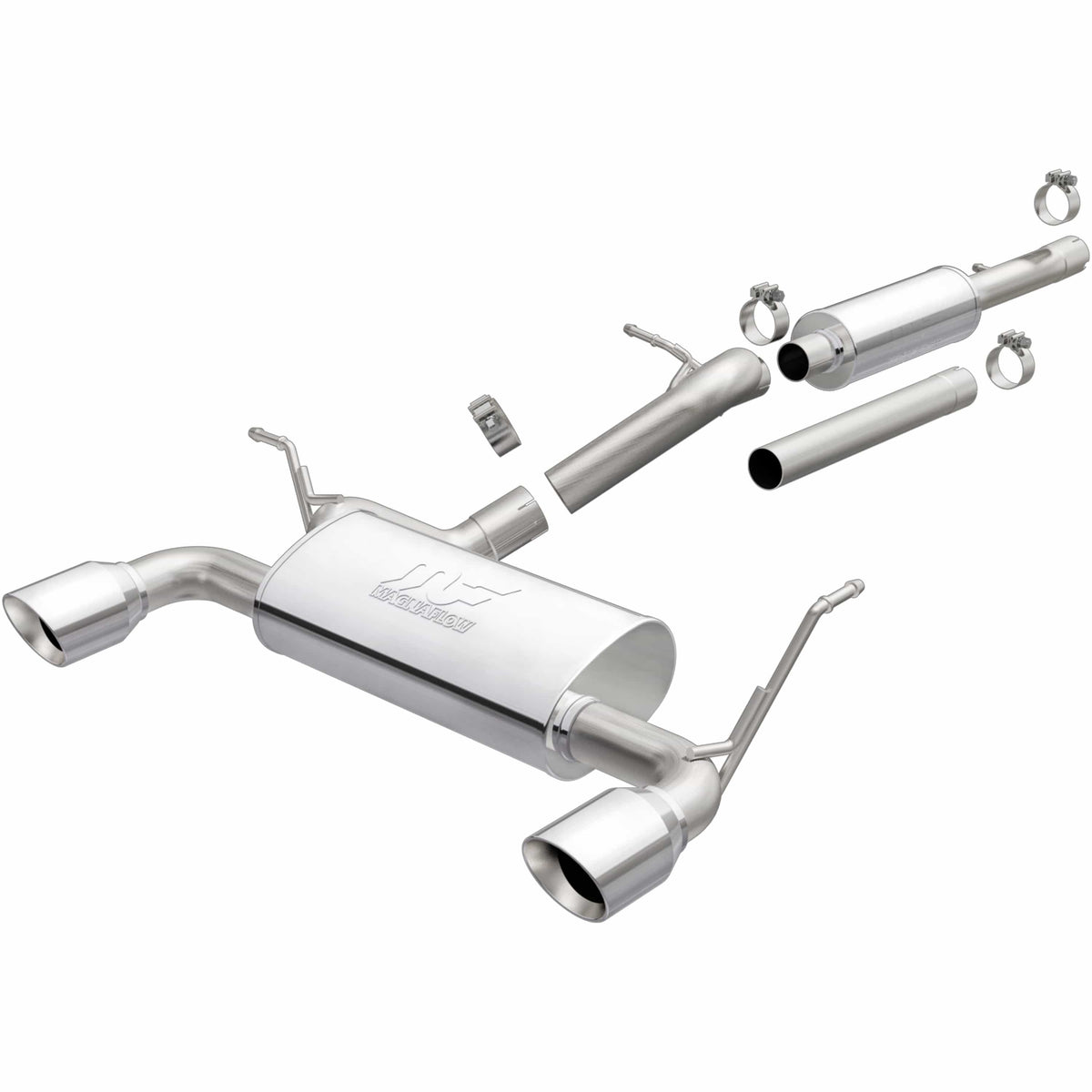 MagnaFlow Exhaust Products Exhaust MagnaFlow Exhaust Products 19326 - Street Series Polished Cat-Back System
