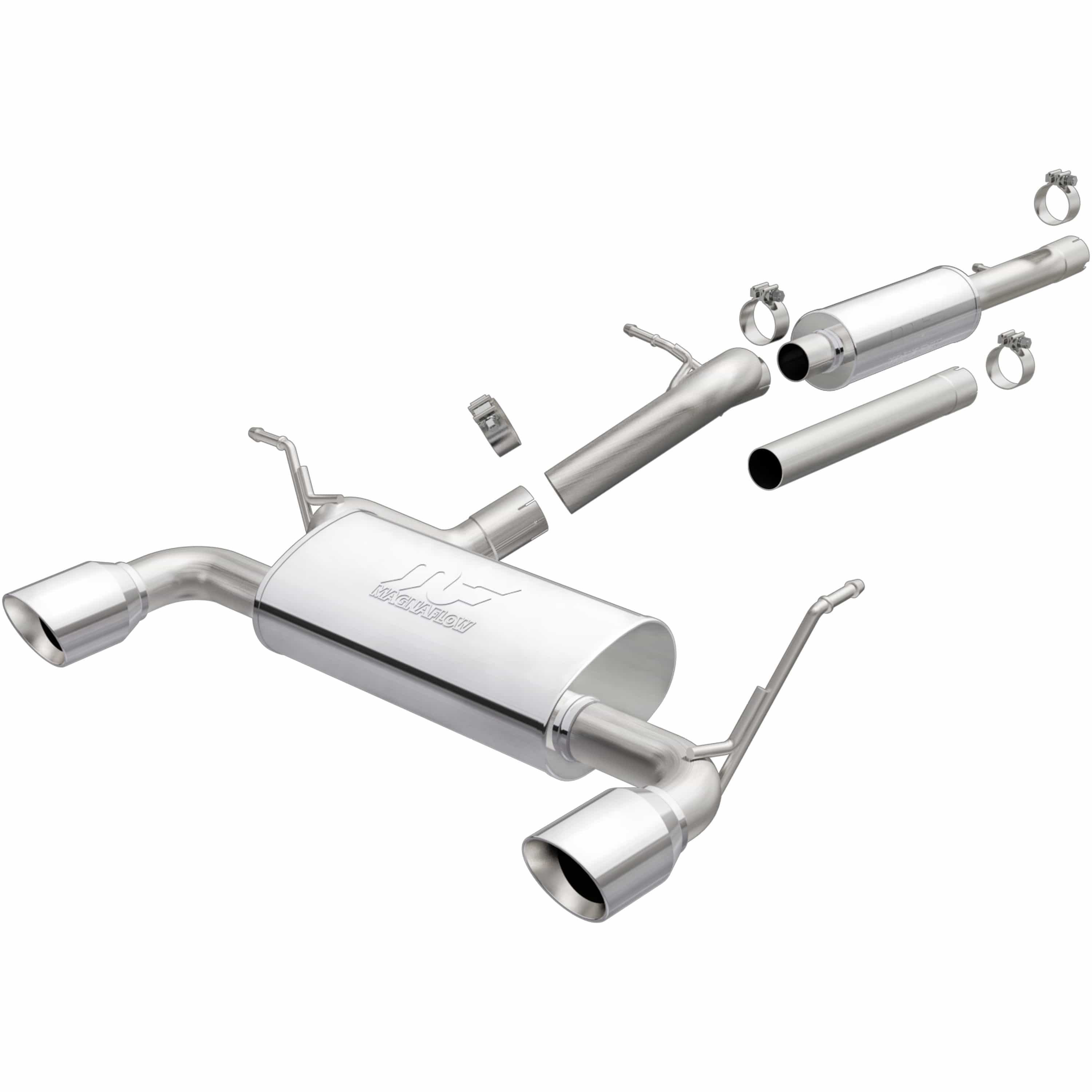 MagnaFlow Exhaust Products Exhaust MagnaFlow Exhaust Products 19326 - Street Series Polished Cat-Back System