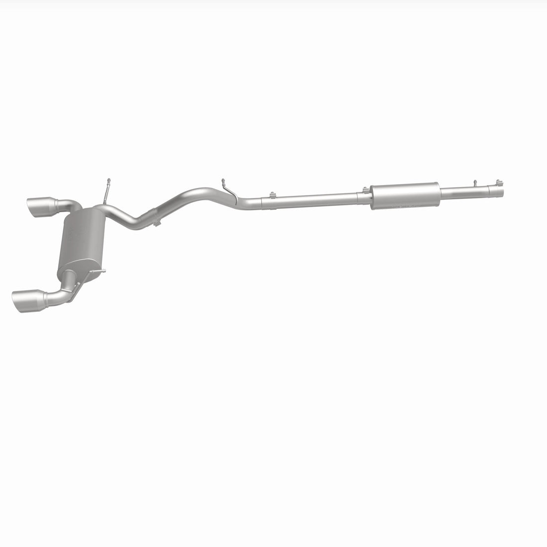 MagnaFlow Exhaust Products 19327 - Street Series Black Coated Cat-Back System