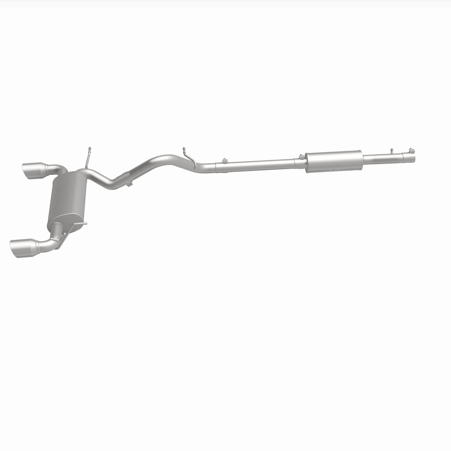 MagnaFlow Exhaust Products 19327 - Street Series Black Coated Cat-Back System