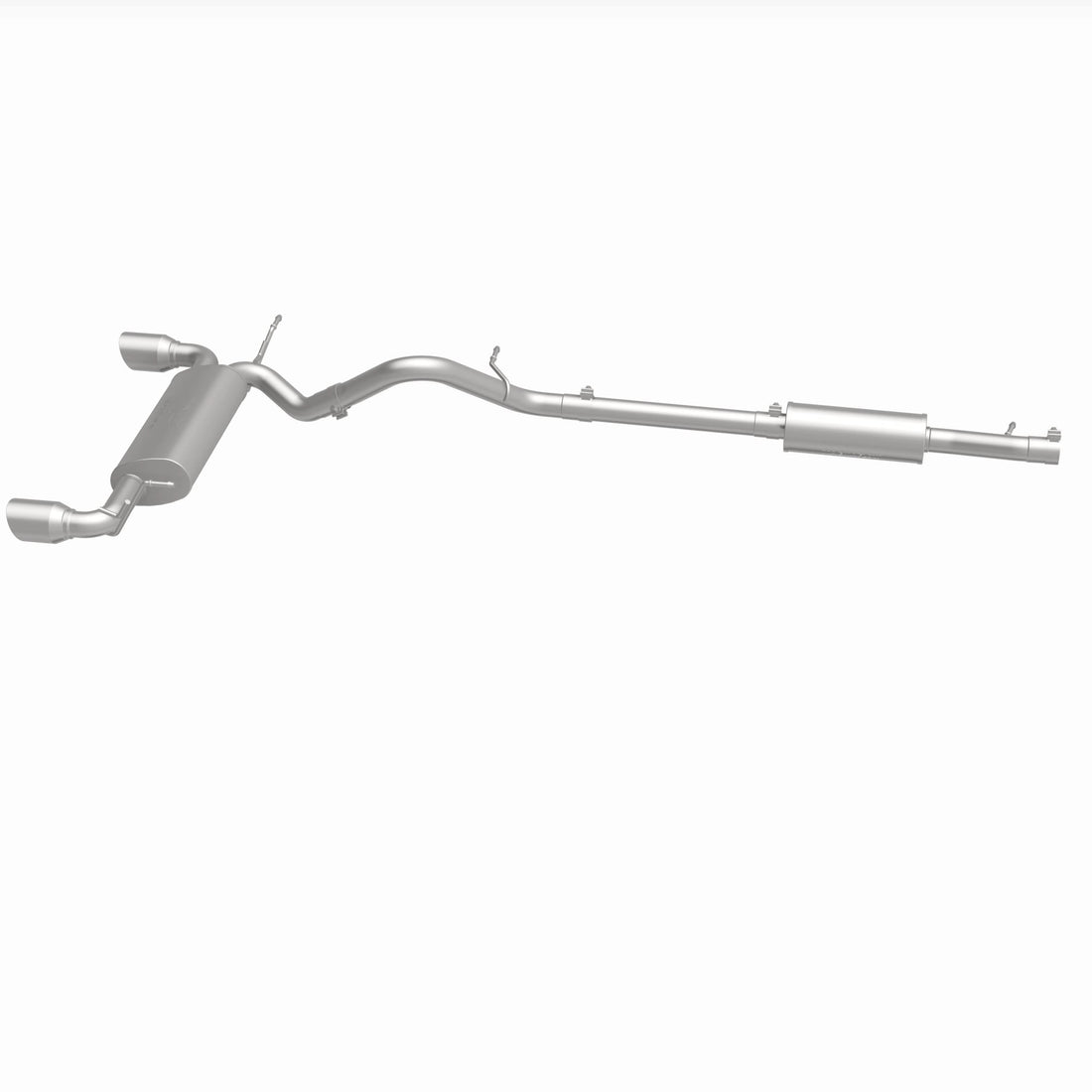 MagnaFlow Exhaust Products 19327 - Street Series Black Coated Cat-Back System