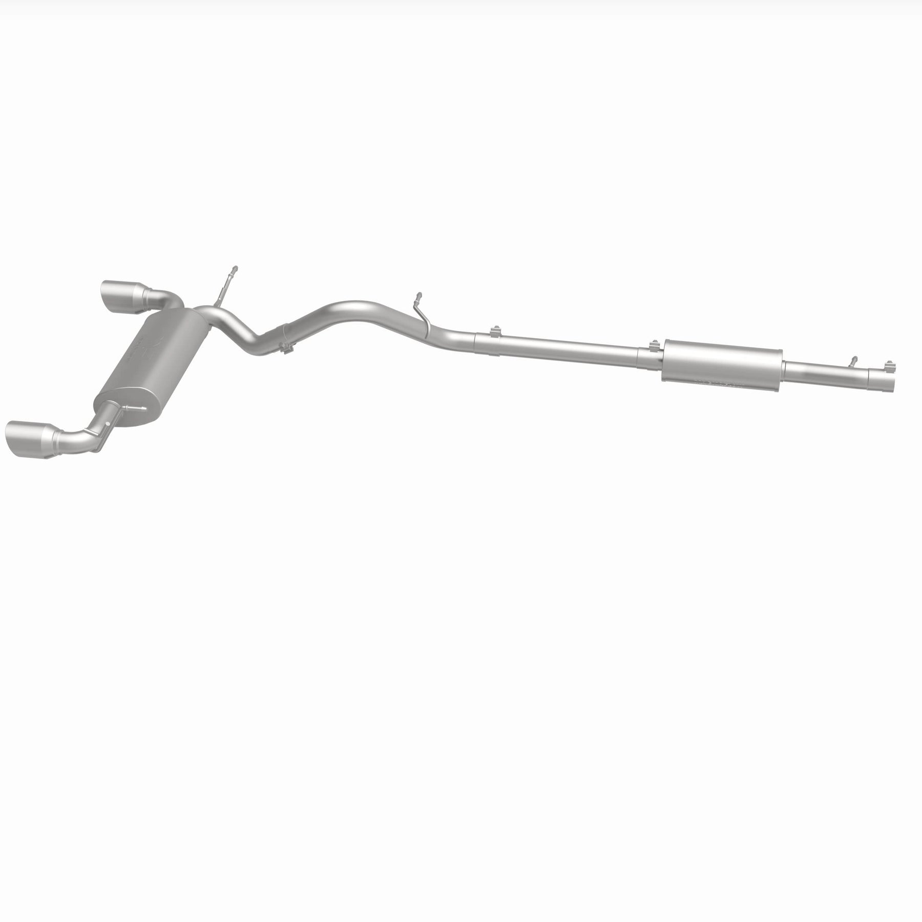 MagnaFlow Exhaust Products 19327 - Street Series Black Coated Cat-Back System