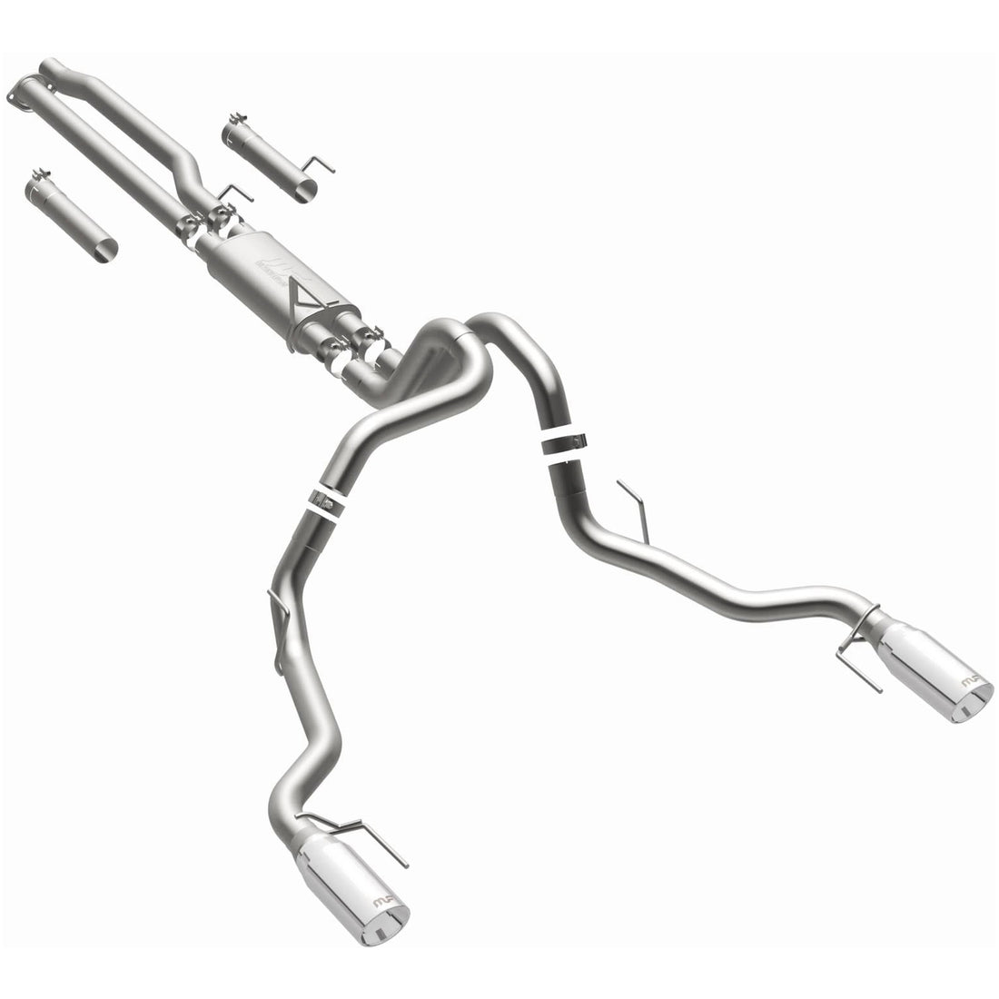 MagnaFlow Exhaust Products 19346 - Street Series Polished Cat-Back System
