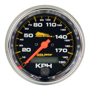 AutoMeter 19350 - GAUGE, SPEEDO, 3 3/4", 120 MPH, ELEC, BLACK, PRO-CYCLE 3