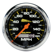 AutoMeter 19354 - GAUGE, SPEEDO, 3 3/4", 160 MPH, ELEC, BLACK, PRO-CYCLE 3