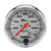 AutoMeter 19356 - GAUGE, SPEEDO, 3 3/4", 160 MPH, ELEC, SILVER, PRO-CYCLE 4