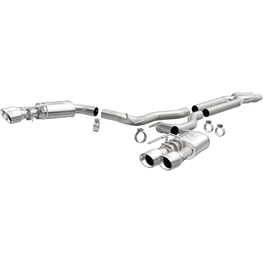 MagnaFlow Exhaust Products 19368 - Competition Series Stainless 3 in Cat-Back 4