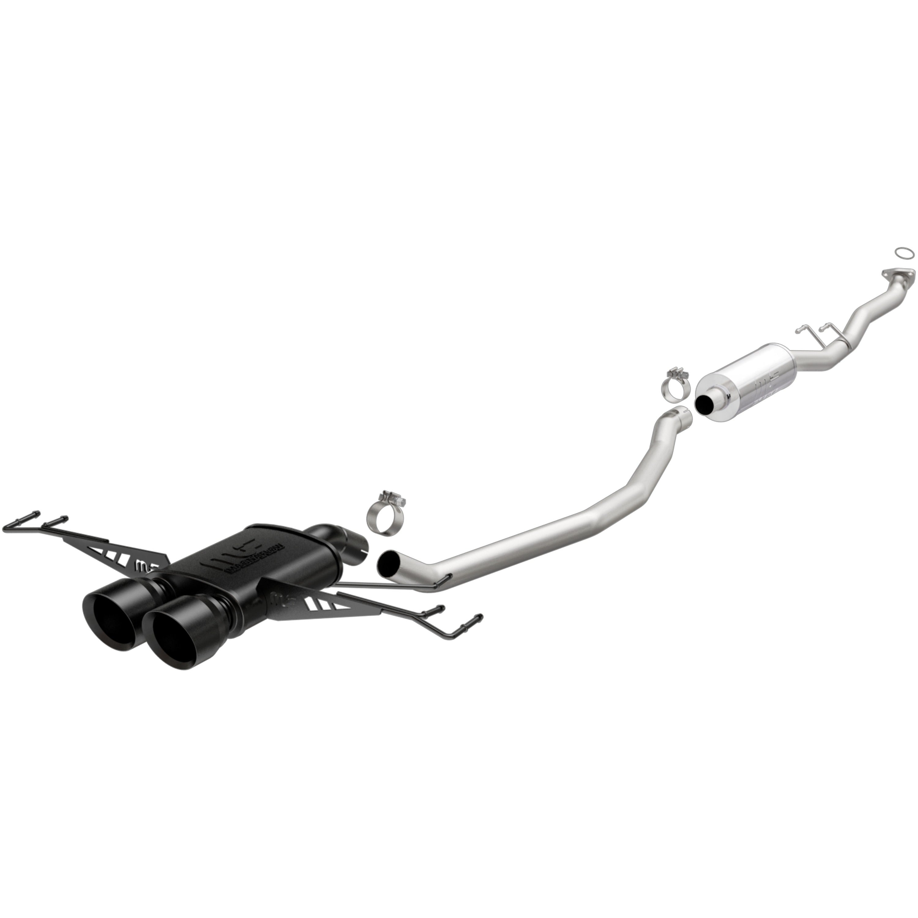 MagnaFlow Exhaust Products 19373 - Street Series Black Coated Cat-Back System 1