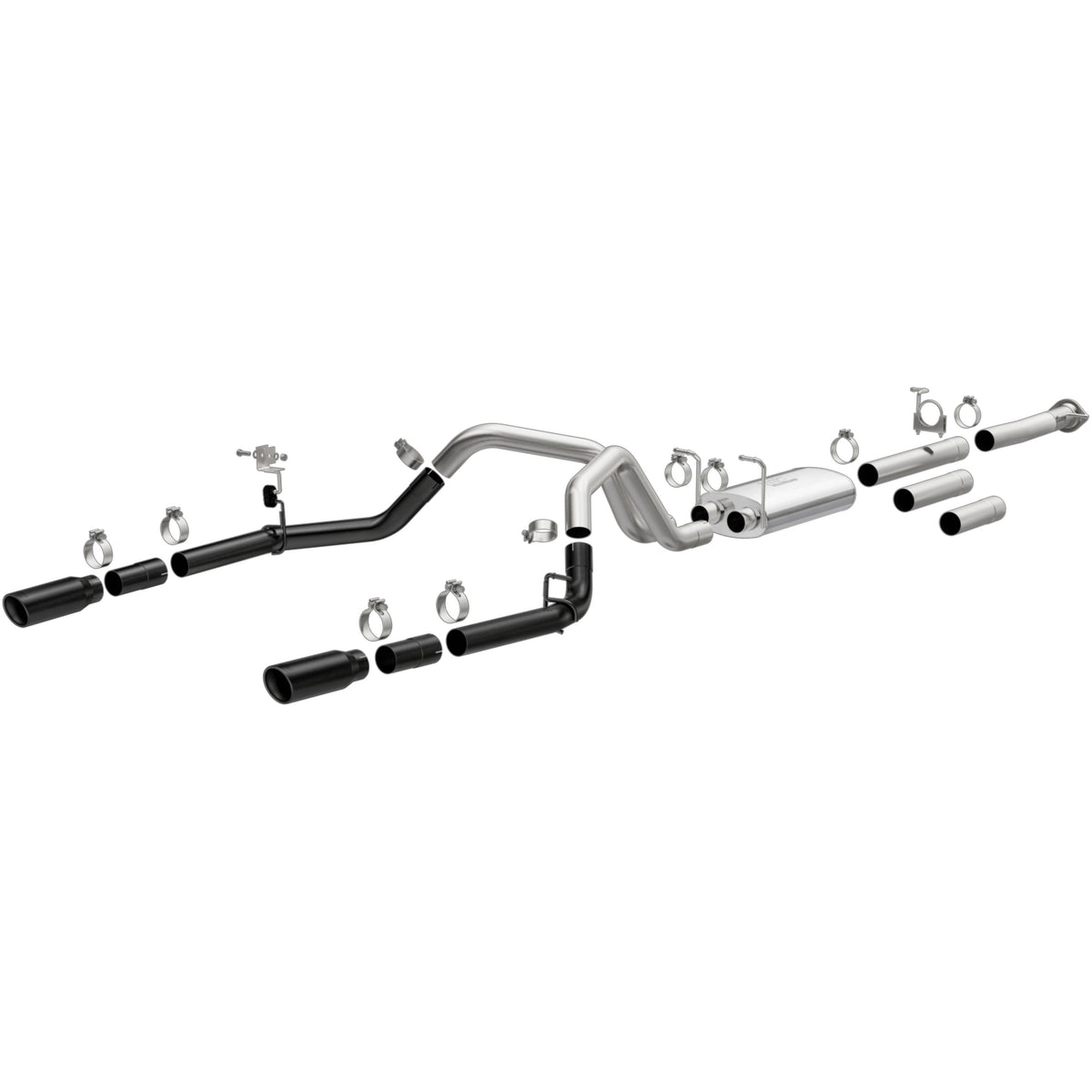 MagnaFlow Exhaust Products 19377 - Street Series Black Coated Cat-Back System 1